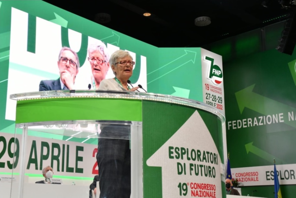 Al Congresso nazionale Fnp Annamaria Furlan presenta la Fondazione Gigi Bonfanti – PMR