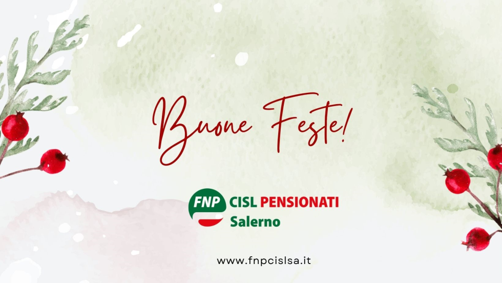 Gli auguri del Segretario Generale Fnp Cisl Salerno, Giovanni Cantalupo
