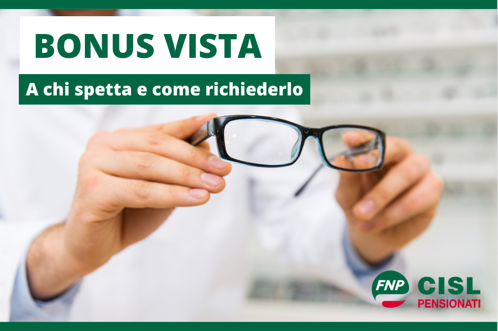 Bonus vista: il contributo di 50€ per l’acquisto di occhiali da vista o lenti correttive