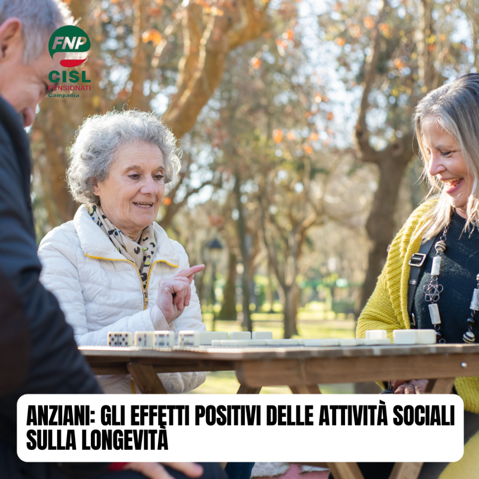 Anziani: gli effetti positivi delle attività sociali sulla longevità
