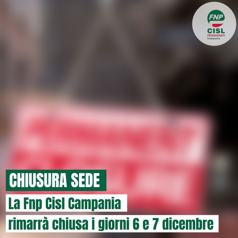 Chiusura sede