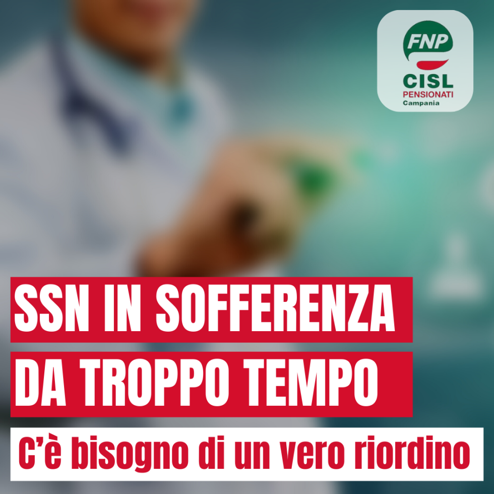 Fnp Cisl, Ssn in sofferenza da troppo tempo. C’è bisogno di un vero riordino