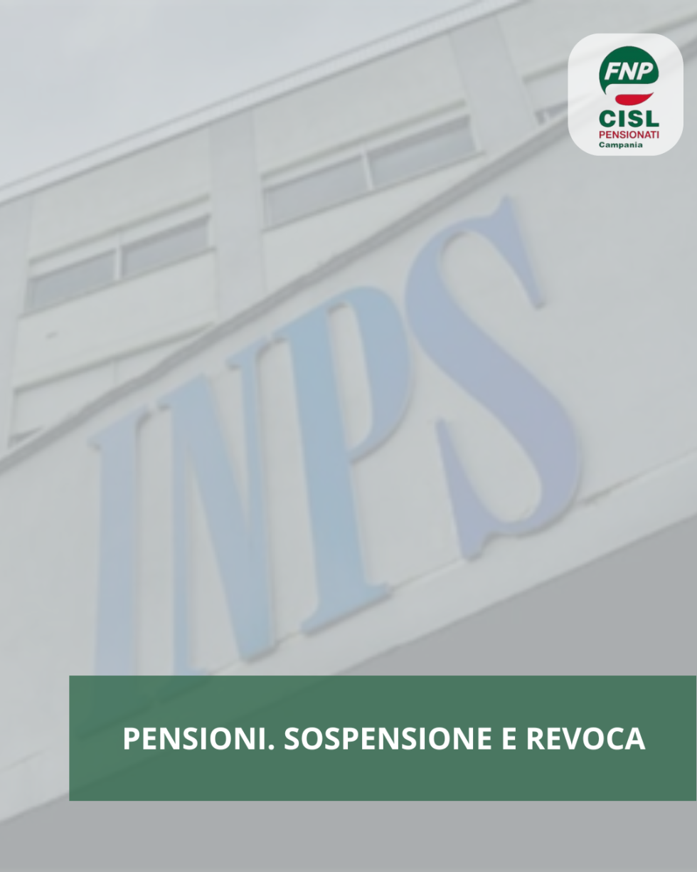 Pensioni, chi rischia la sospensione o la revoca delle prestazioni collegate al reddito