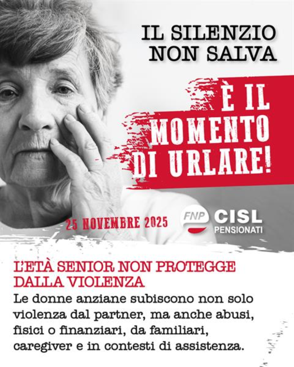 25 Novembre: Il silenzio non salva. È il momento di urlare!