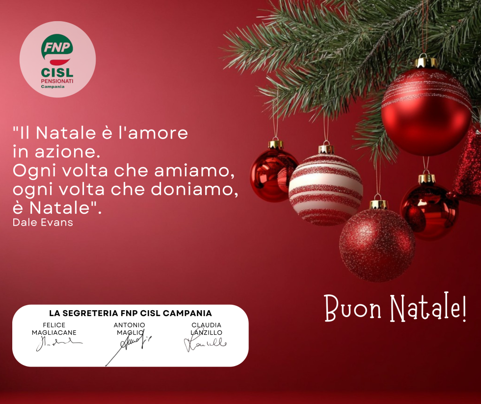 Auguri di buon Natale - Chiusura sede 