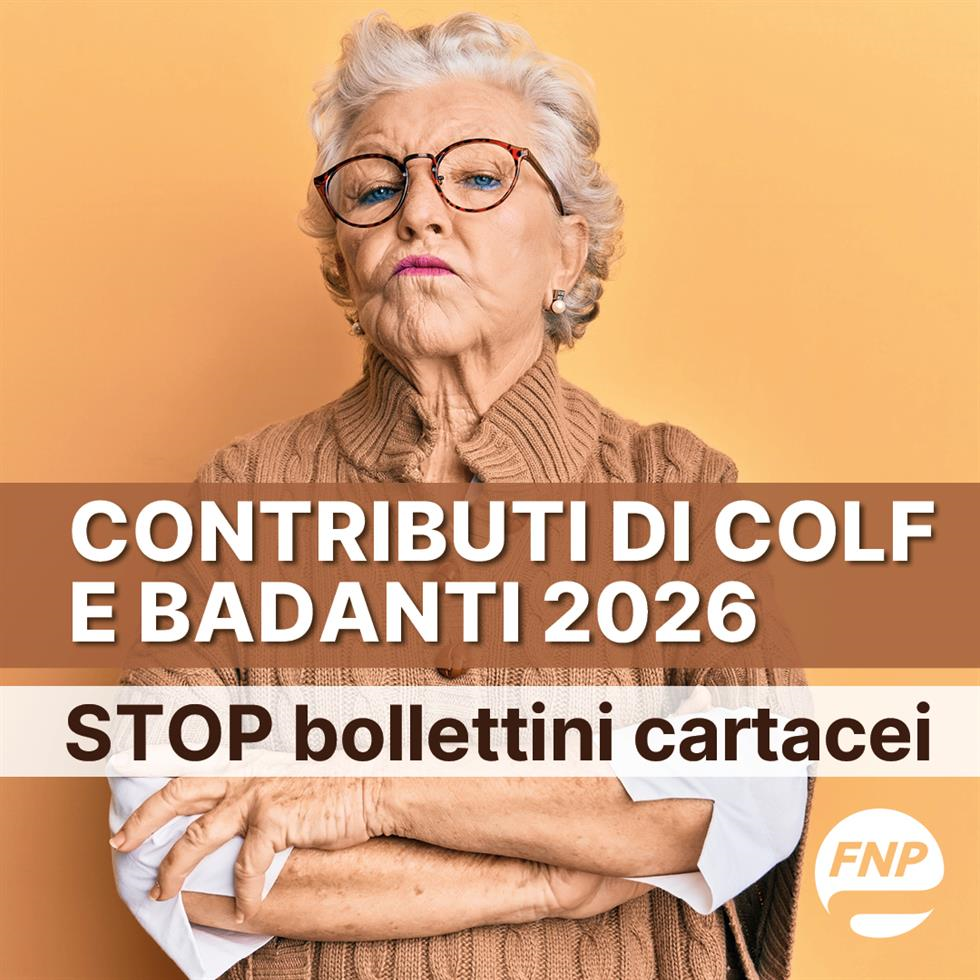 Colf e Badanti: dal 2026 addio ai bollettini cartacei