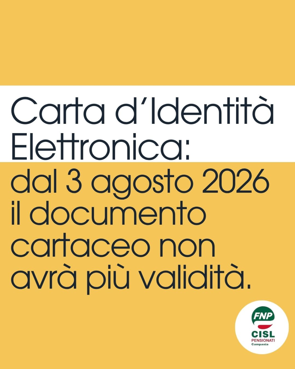 Carta d'identità cartacea: dal 3 agosto non avrà più validità
