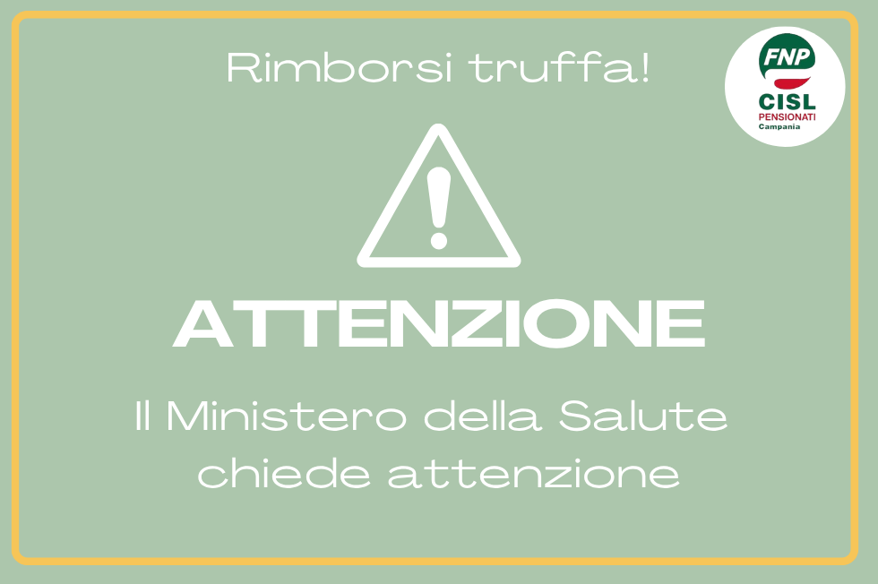 Rimborsi truffe: il Ministero della Salute chiede attenzione