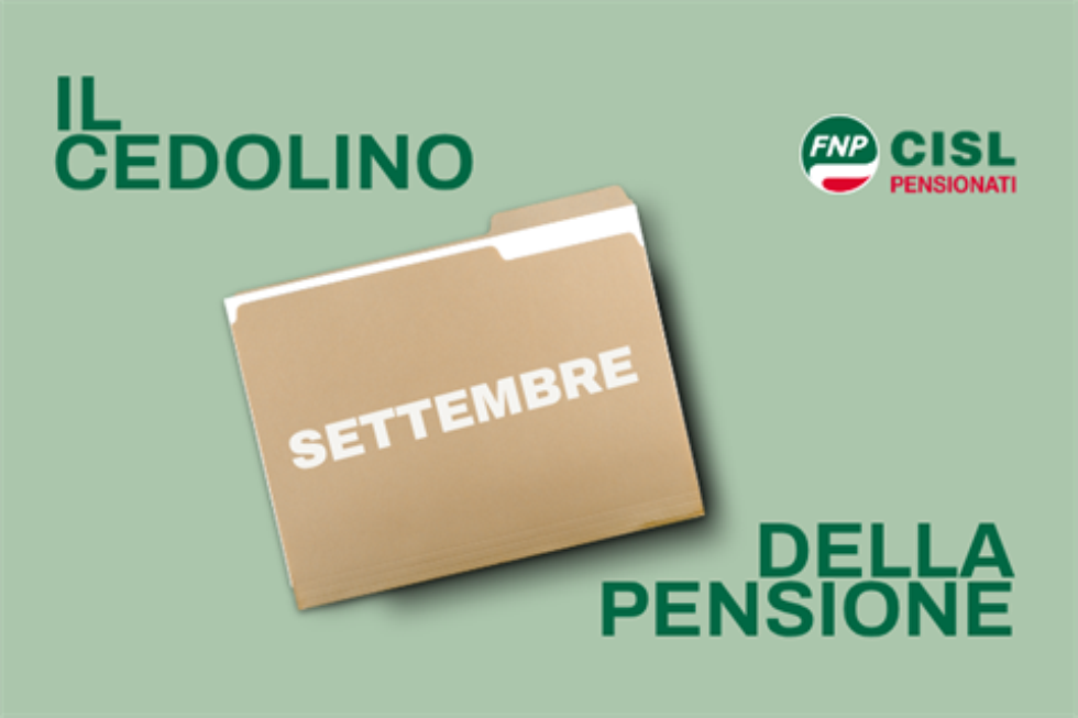 Cedolino pensione di settembre 2026, le informazioni utili
