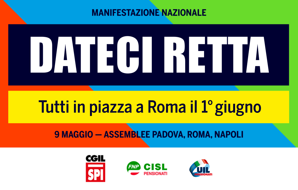 DATECI RETTA: 3 grandi assemble il 9 maggio e una manifestazione nazionale a Roma il 1 giugno