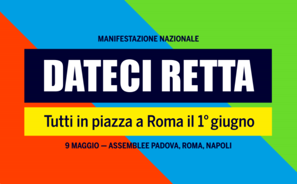 Manifestazione pensionati 1 giugno spostata a piazza San Giovanni. Il 9 maggio Assemblee a Padova, Roma e Napoli