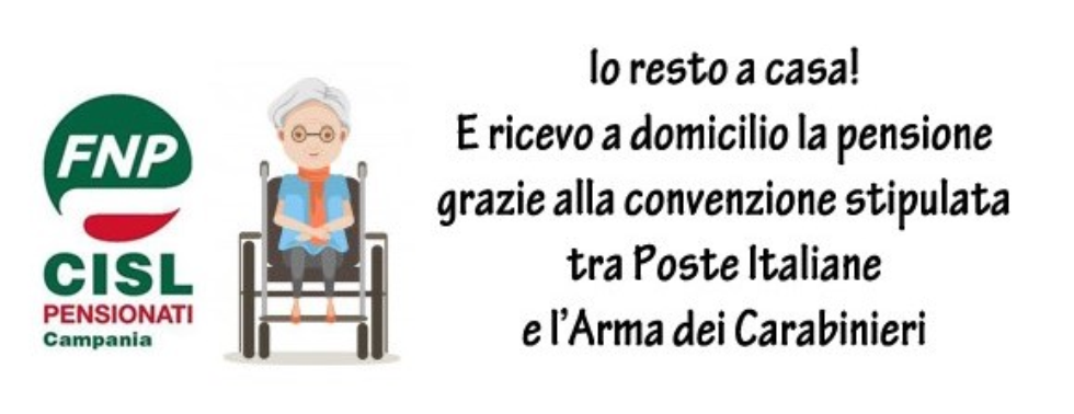 Poste Italiane e Carabinieri insieme per consegnare la pensione a domicilio agli anziani