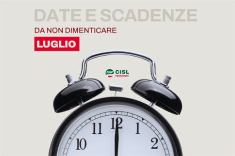 Vi ricordiamo che... scadenze e date utili di luglio 2026