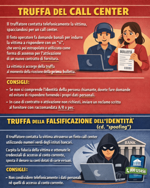 Tipologie di truffa in casa e fuori casa