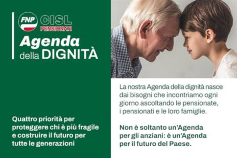 FNP CISL, presentata l’Agenda della dignità: quattro priorità per pensionati, famiglie e futuro del Paese