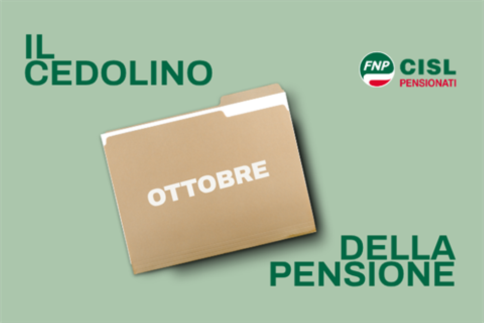 Cedolino pensione di ottobre 2026, le informazioni utili