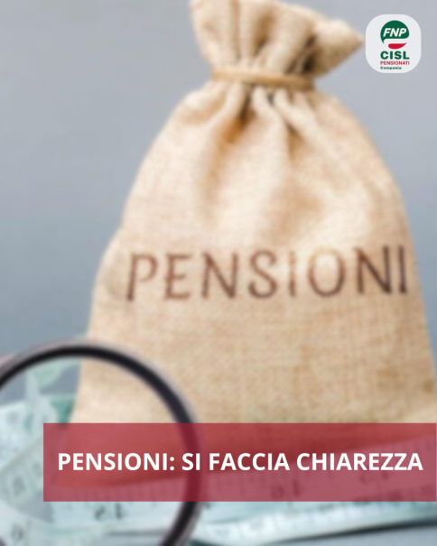 Pensioni. Emilio Didonè: si faccia chiarezza sui conti Inps