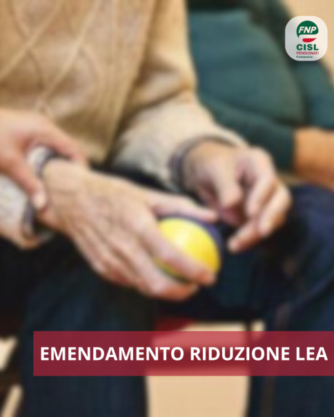 Sanità. Spi, Fnp e Uilp: si ritiri l’emendamento su riduzione Lea sociosanitaria residenziale e semiresidenziale a non autosufficienti
