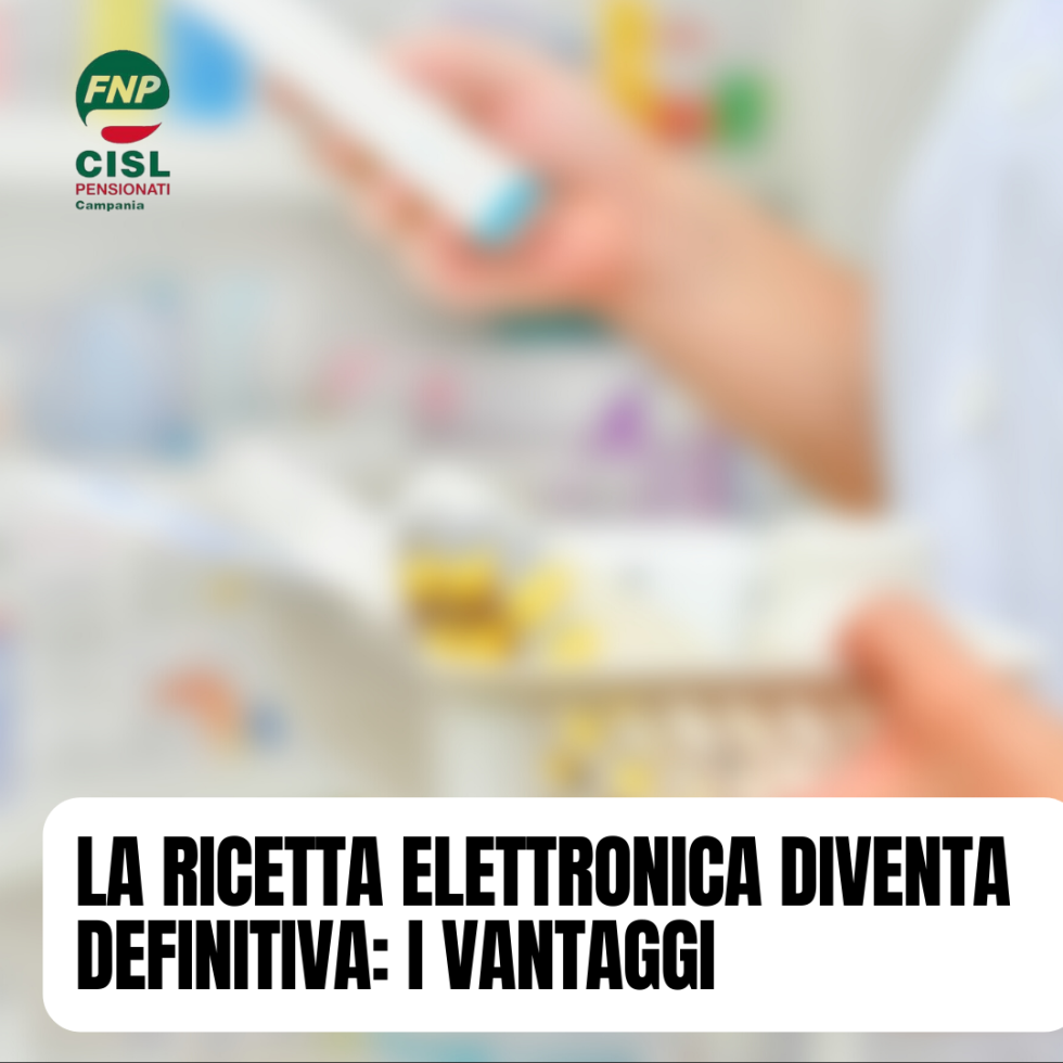 La ricetta elettronica diventa definitiva